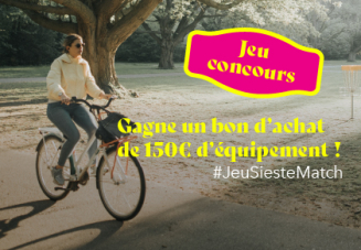 Jeu concours, gagne un bond'achat de 150€ d'équipement ! Jeu, sieste, match