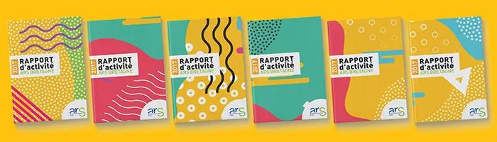 Couverture Rapport activité 2017 ARS Bretagne : un exemplaire unique
