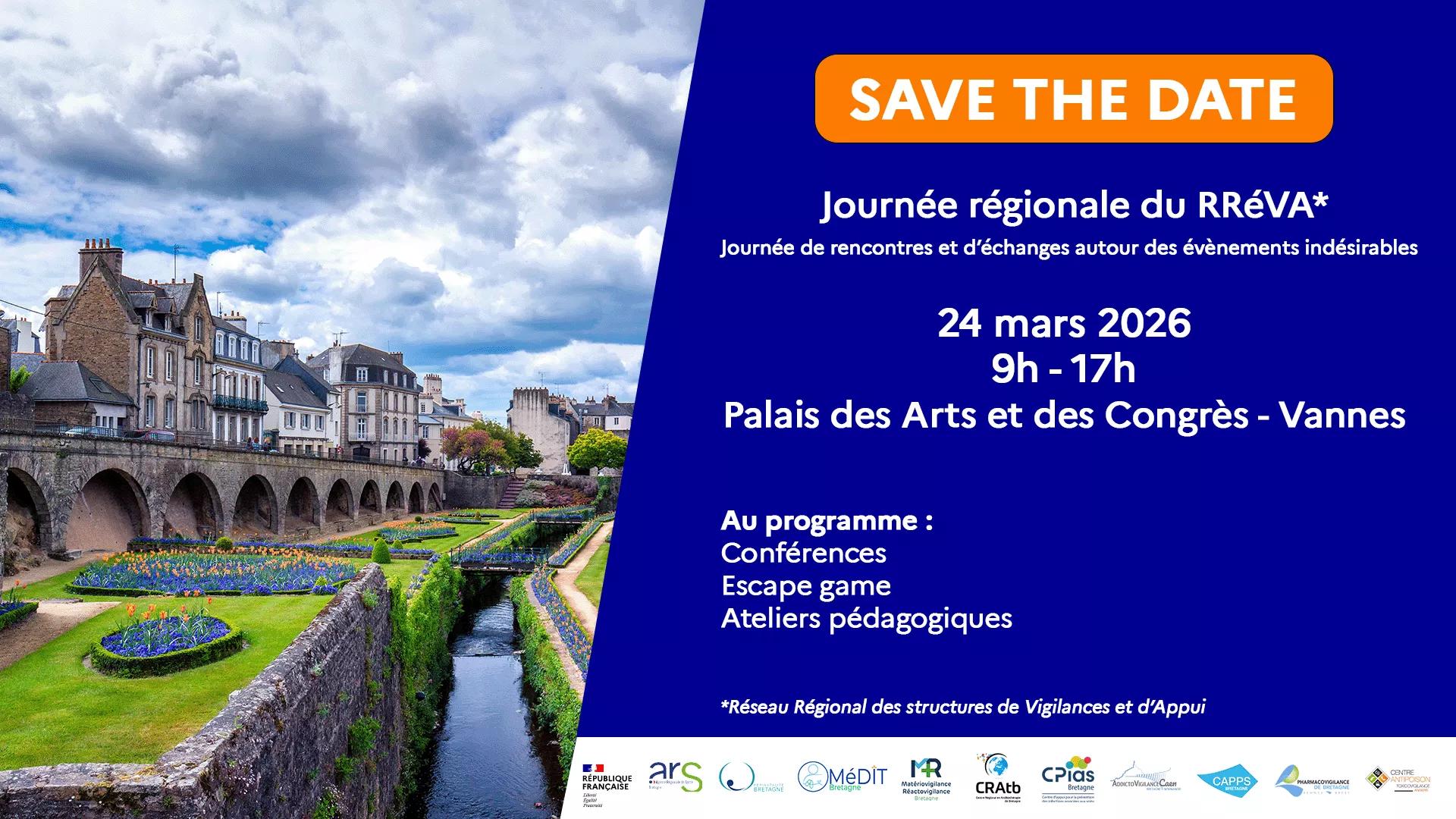Save the date RRéVa - 24 mars 2026 - Palais des Arts et des Congrès de Vannes