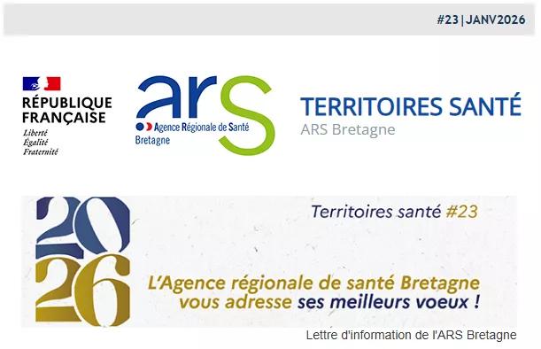 Newsletter de l'ARS Bretagne / Janvier 2026