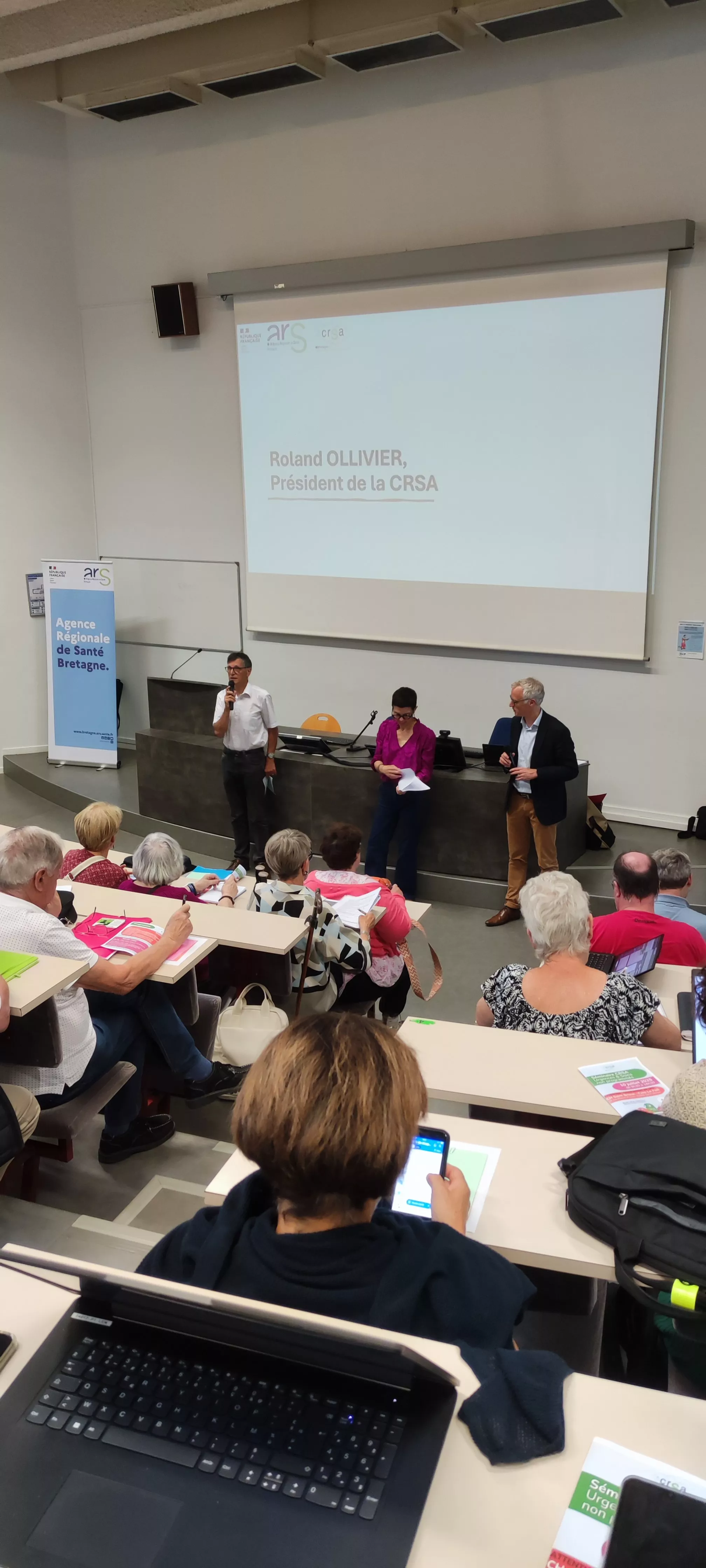 Ouverture de la journée par Roland OLLIVIER, Président de la CRSA
