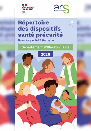 Répertoire des dispositifs santé précarité financés par l'ARS Bretagne - département d'Ille-et-Vilaine - 2026