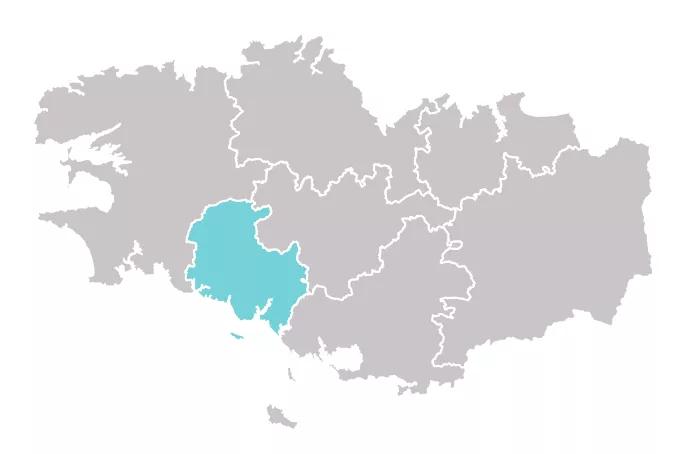 Visuel cartographié du CTS Lorient Quimperlé