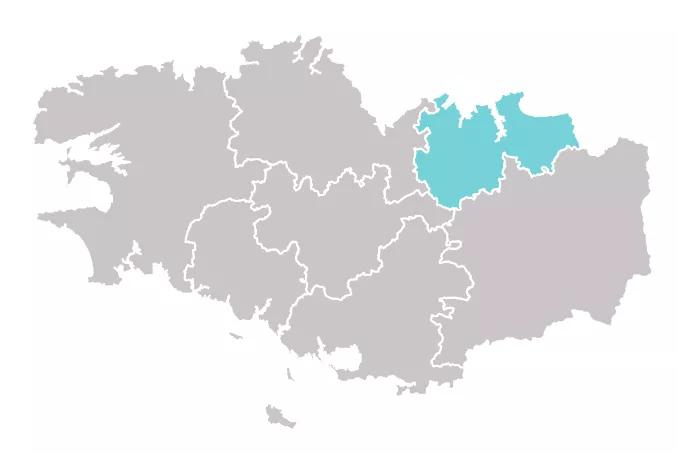 Visuel cartographié du CTS Saint Malo Dinan