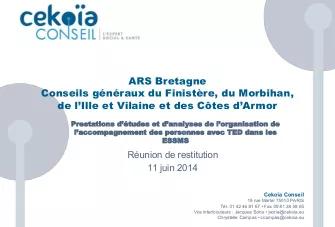 Partenariat - Modalités d'accompagnement des personnes avec autisme ou TED (CEKOIA-ARS-Conseil général)