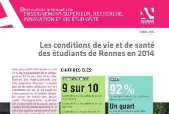 Une enquête AUDIAR - vie et santé des étudiants rennais