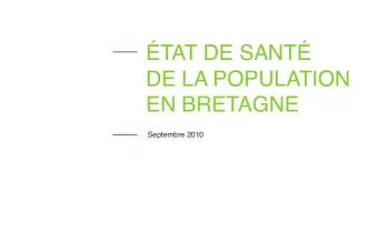 PRS - Etat de santé de la population en Bretagne (2010)
