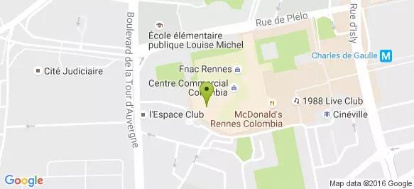 Plan d'accès ARS Bretagne