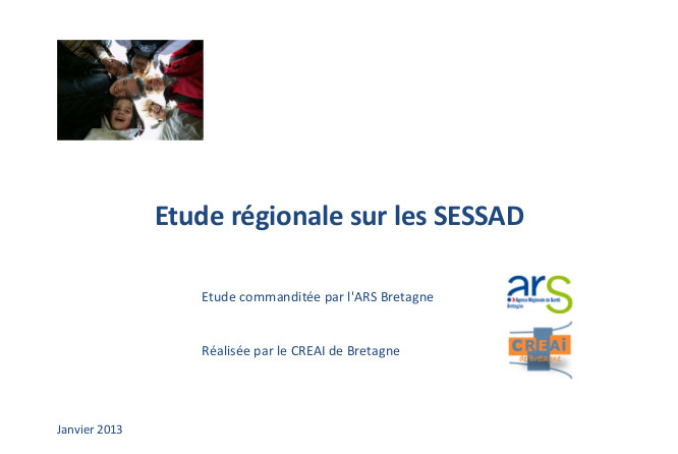 Les Rapports de l'ARS - Rapport de l'étude régionale sur les SESSAD