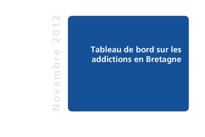 Tableau de bord des addictions en Bretagne