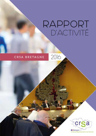 Rapport d'activité CRSA 2016