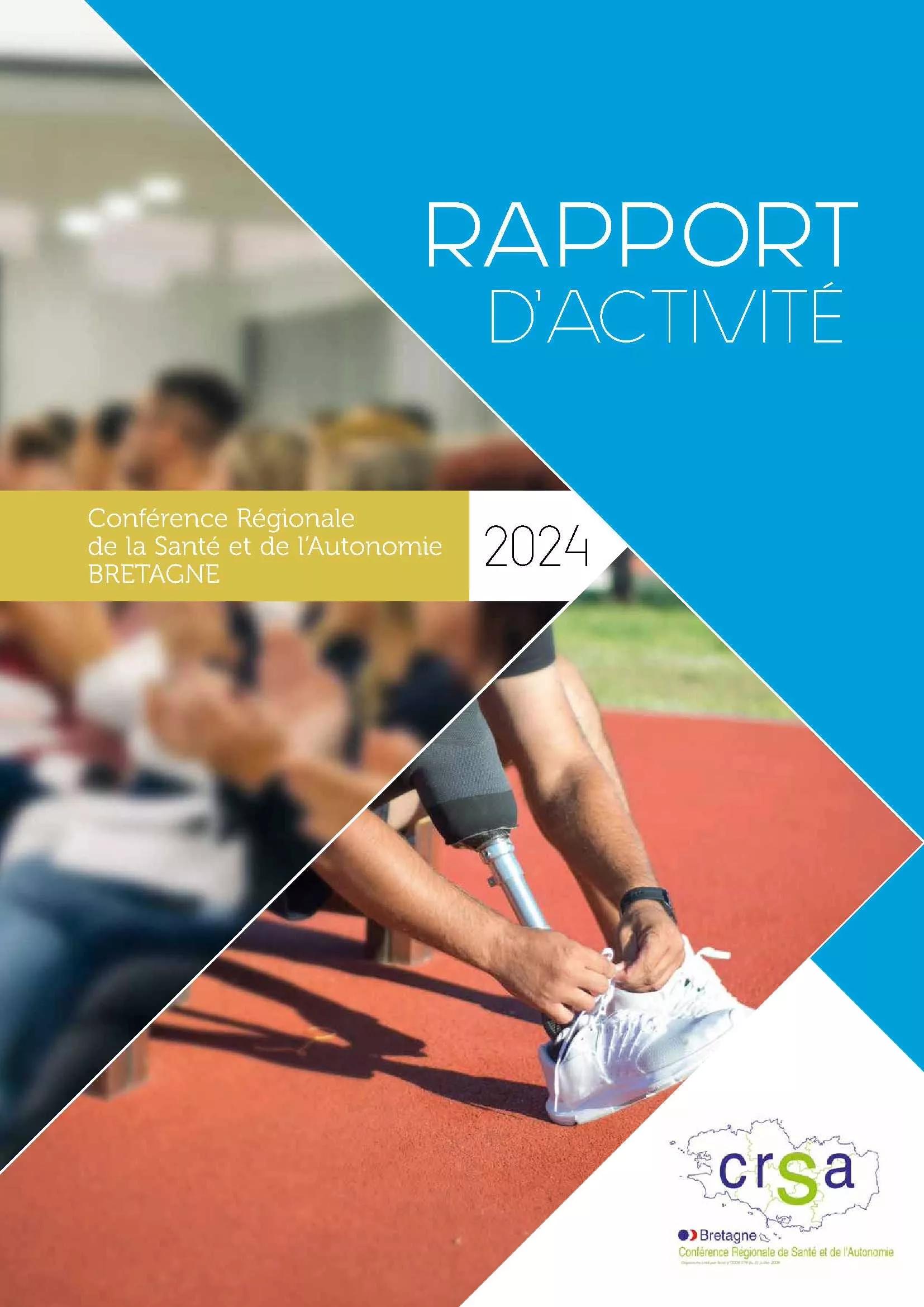 Rapport d'activités de la Conférence régional de la santé et de l'autonomie 2024