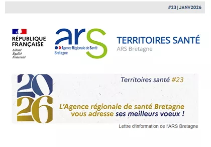 La newsletter de l'ARS Bretagne / Janvier 2026