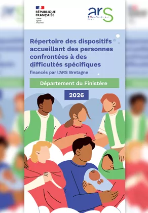 Répertoire des dispositifs accueillant des personnes confrontées à des difficultés spécifiques - département du Finistère - 2026